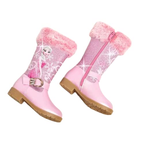 Winter Princess Boots for Girls | Dids snow boots | Calf-High, Comfortable, Themed, Zipper