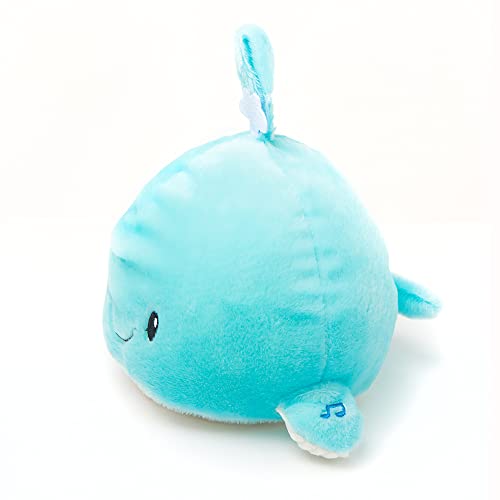 Cuddle Barn - Lullababies - Misty The Whale | Animated Musical Stuffed Aquatic Animal Baby Plush Toy With Soothing Lights And Volume Control, 6" #TOP2