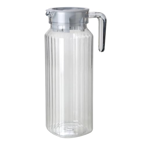 Image of Nayasa Electra Jug 1200 ML | BPA Free Plastic Water Jug with Lid | Leak Proof | Easy Pour | Stylish Design | Grey