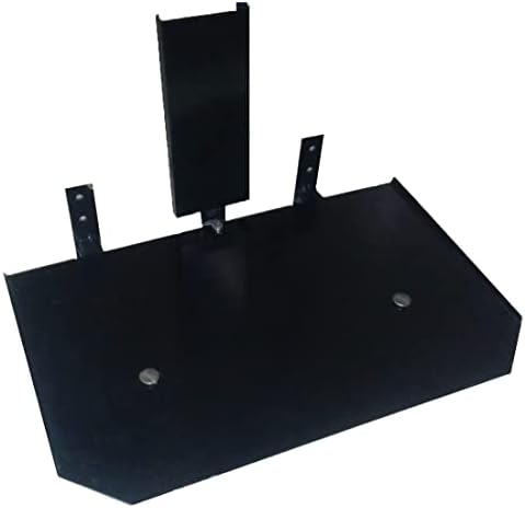 Smart Shelter Set Top Box Stand, Metal Wall Mount Bracket, WiFi Router Holder, Wall Shelf for HD Recording, Stabilizer & Playstation, Setup Box Tray for Home and Living Room, Capacity upto 10kg, Black