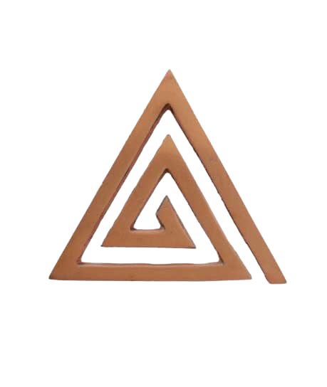 Copper Helix Vastu Dosh Remedies for South West Main Door Entrance 3 Inch Approx