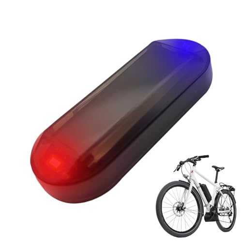 Yianyal Falsa Luz de Alarma de Coche | Falso Sistema de Alarma de Coche Intermitente LED Energía Solar - Alarma de Coche Larga Vida de la Batería, antirrobo de Seguridad del Coche