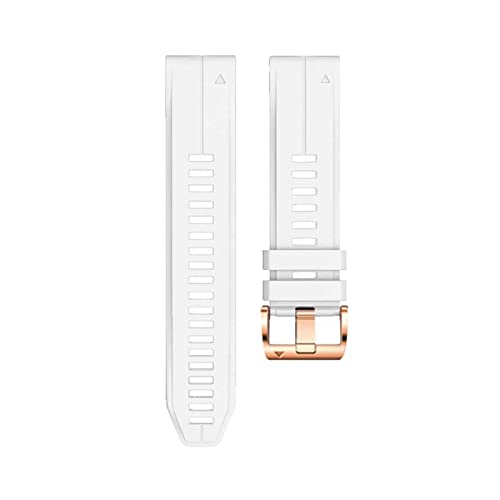 Bracelet silicone premium pour Garmin Fenix 5S Plus boucle finition or rose