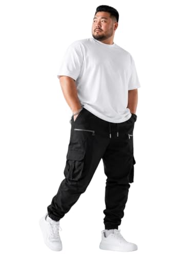 Image of INKKR Men Plus Size Cargo Pants || Plus Cargo Pants Cotton || 2XL-6XL