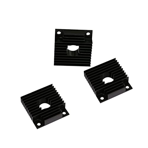 Gadpiparty 3pcs Aluminum Heat Sink Kit for Printers Efficient Cooling Block Material for Enhanced Thermal Transfer