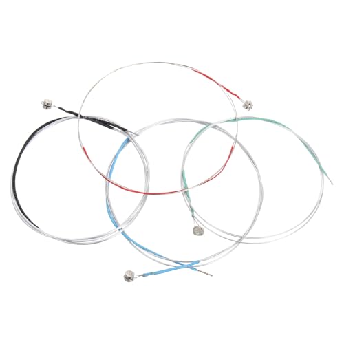 Healeved Juego de 4 Cuerdas de Violín 1/2 Repuesto para Instrumentos Musicales, Accesorios de Reparación, Cuerda de Violín para Afinar, Durabilidad Mejorada, Uso para Principiantes