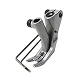 durkopp adler 267 Larghezza del piedino da cucito: 4 mm, larghezza del piede di trasporto: 5,8 mm. Il design sottile del piedino per il trasporto con una larghezza di 5,8 mm consente un'alimentazione liscia e precisa del tessuto, garantendo risultati di cucitura precisi.
