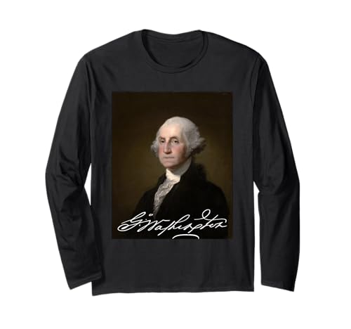 George Washington 1st President of the United States July 4 Long Sleeve T-Shirt