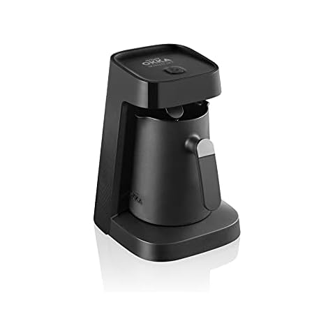 Arzum Okka Jet Automatic Turkish Coffee Maker, Black/Chrome (OK0017-KUL) Cover