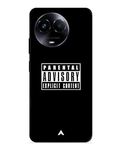 Image of Premium Explicit Case for Realme C2 Soft-Touch Metal TPU Back Cover, Shockproof, Designer, Aesthetic Mobile Phone Case (Glossy Finish)