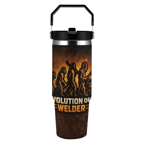 VALOR SUPPLY Cool Welder Gifts for Boyfriend Men, 30oz Insulated Travel Mug, Best Welding...