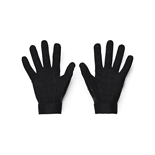 Under Armour Boys' Clean Up 21 Gloves , Black (002)/Graphite , Youth Medium #TOP1