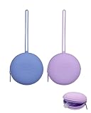 HUVZOR 2 Stück Silikon Schnullerhalter Schnullerboxen | Reise Baby Schnuller Aufbewahrungsbox | Universelle Schnullerha Schnullertasche für unterwegs| BPA-frei