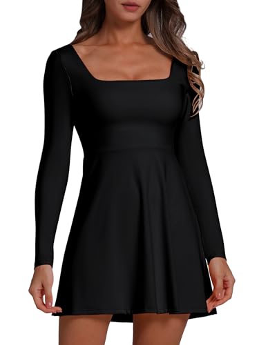 ワンピース SQUARE-SLEEVES DRESS JJ497D_POWDERBLUE_004_8280c015