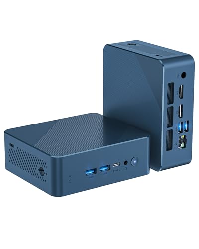 Image of Getorli Mini PC Ryzen 5 3501U, 16GB RAM 512GB SSD, Triple Display, WiFi 6 | Mini Desktop Computer With Expandable 32GB RAM & 2TB SSD, Bluetooth 5.3, VESA Mount, for Office, Streaming & Learning
