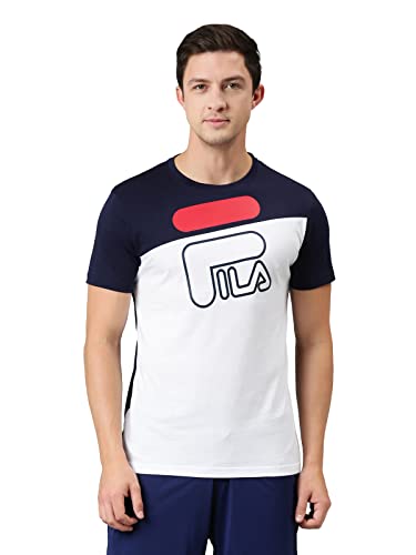 Image of FILA Men's Solid Straight T-Shirt