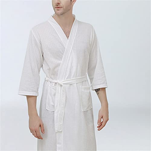 Pijamas transpirables estilo albornoz cómodos finos e informales pack de 3 piezas masculinas L 2