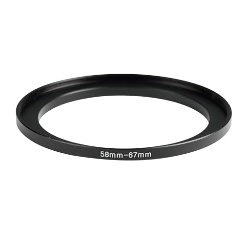 Image of 58-67mm Step-Up Ring Adapter, 58mm to 67mm Step Up Filter Ring for 58mm Lens Install 67mm ND CPL UV Camera Lens Filter(58mm-67mm)