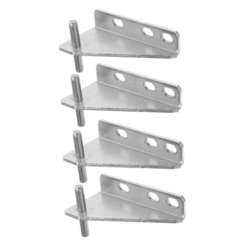 GALPADA 4 piezas Bisagras Inoxidable para Congelador para Puertas de Refrigerador Accesorios Incluidos Compatible con Múltiples Resistente la Corrosión y Instalación