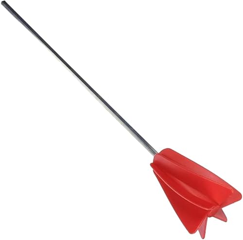 Edward Tools Accesorio mezclador de pintura de 5 galones, mezcla rápida sin salpicaduras, cabezal mezclador de plástico resistente con eje hexagonal