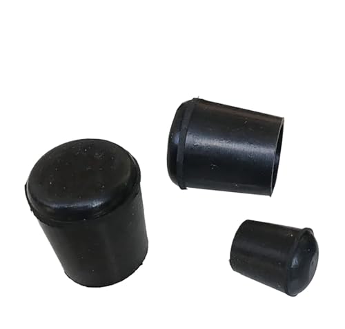 Pieds en caoutchouc noir 38mm embout de protection de tube