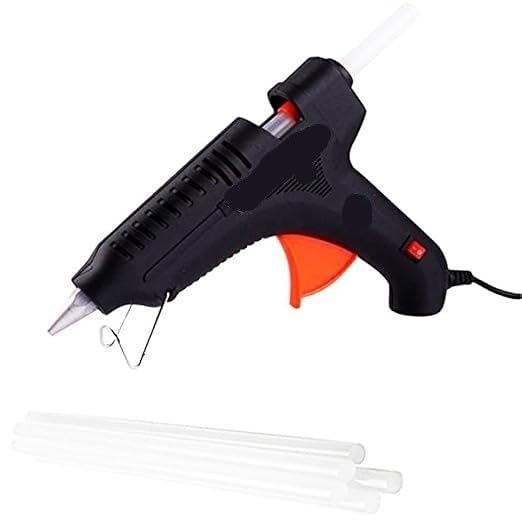 Freedy 20 Watt Mini Glue Gun with 5 Glue Sticks 7mm, with On and Off Switch Button Standard Temperature Corded Glue Gun d