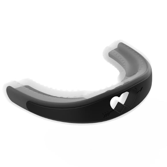 Silicone Snore Stopping Mouthpiece, Anti-Snoring Device,Sleeping Aid Mouthguard – Comfortable, Washable Anti-Snoring Device for Restful Sleep (Black)