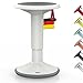 Produktbild Interstuhl UPis1 - ergonomischer Sitzhocker mit Schwingeffekt - höhenverstellbar - Hocker mit rutschhemmender Standfläche & Kippschutz - Bürohocker (Grauweiß, UP Designhocker)