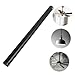 TEHAUX 2pcs Ceiling Fan Downrod Extension Poles Compatible with Invisible Fan Lights for Living Rooms Bedrooms and Offices Easy Tool Setup