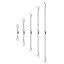 5Pcs Silver