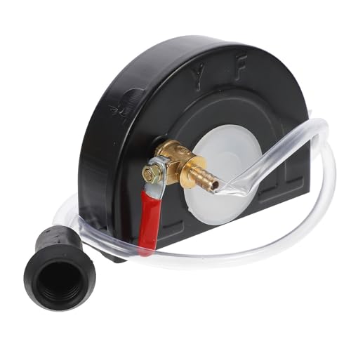 OSOLADY Accesorios de cubierta angular metálica para amoladora, protección antipolvo con agua, ideal para uso en trabajos de corte y carpintería, color blanco, 1 unidad