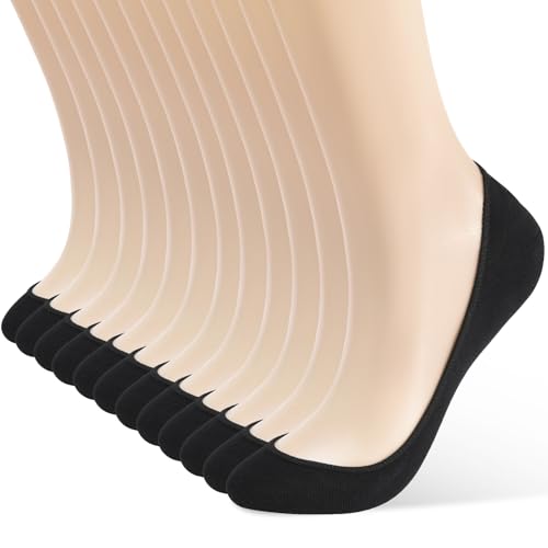 AHOVIT 6 Pairs No Show Socks Womens