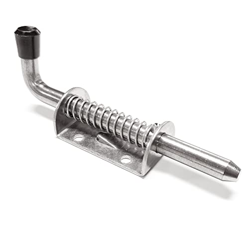 GOIYZTTR Pestillo de Resorte de Acero Inoxidable 304,Perno de Cerradura de Puerta con Hebilla de Metal de Goma Para Todo Tipo de Puertas Ventanas