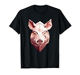 Origami Schwein – Gefaltete Papier Tier illustration T-Shirt
