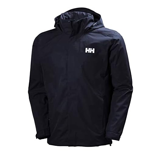 Helly Hansen Dubliner Jacket Chaqueta chubasquero para hombre de uso diario y para actividades marítimas con la tecnología Helly Tech