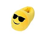 HMMJ Männer Und Frauen Plüsch Pantoffel Expression Hausschuhe Winter Haus Schuhe (Sonnenbrille)