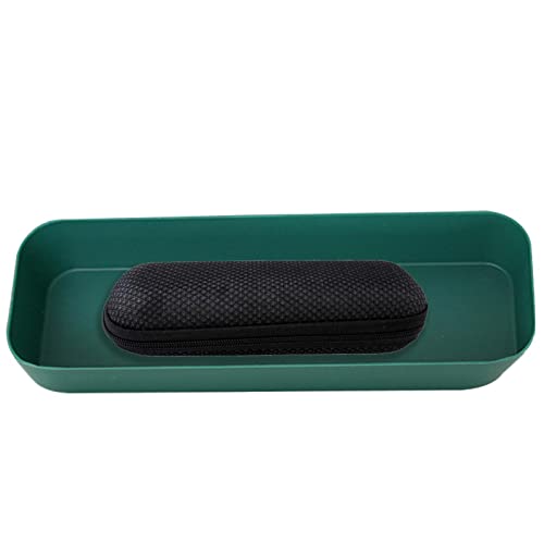ZCSXK Plateau de rangement pour tiroirs – Plateau de rangement transparent pour tiroir de bureau – Plateaux de rangement pour tiroirs d'argenterie, gadgets de bureau, bacs de rangement pour commode,