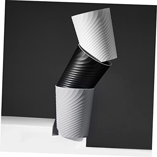 Caneca de basura rectangular para cocina negra miniatura 6