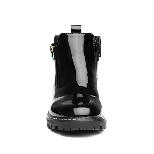 Walkright Liana Girls Black Patent Chelsea Boot - Image 4