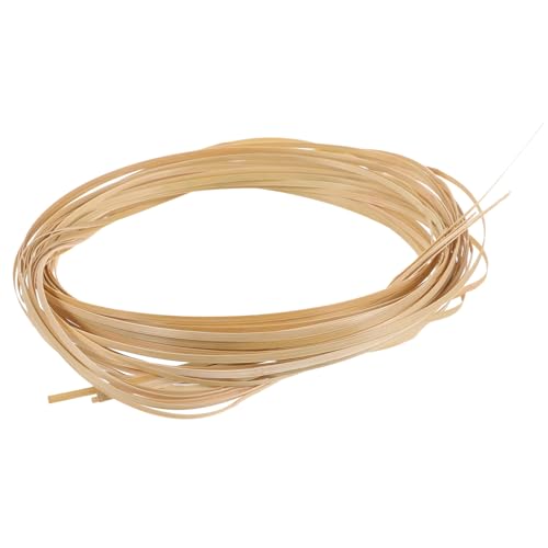 NUOBESTY Bandes De Vannerie en Bambou Naturelles 3 Mm x 0,4 Mm Rouleau De 21 m pour Artisanat Bricolage Multifonctionnel Loisirs Créatifs Usage Artistique