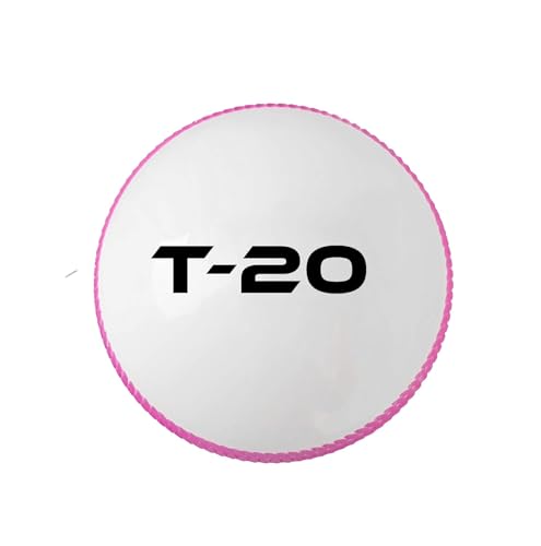 jaspo PVC T-20 Cricket Balls, (White)