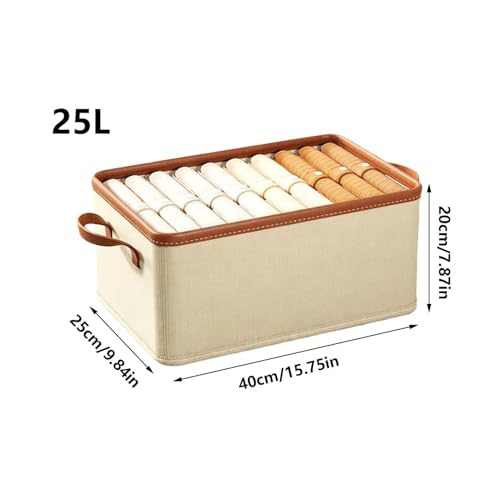 Paniers de rangement pliables grand format pour sous-vêtements et linge de maison - 3