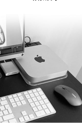 Soporte para Apple 2024 Mac Mini M4 estante de accesorios de TV y muelle de montaje de pared 3