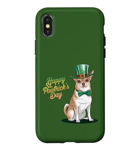 Happy St. Pawtrick's Day - �`���� ���p�g���b�N�̓� ���� �X�}�z�P�[�X iPhone X/XS �p