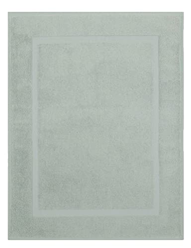 Betz Badvorleger Premium 50x70 cm 1er Set – Badematte aus 100% Baumwolle, ca. 650 g/m², Oeko-TEX® Standard 100, saugstark & weich Farbe heugrün