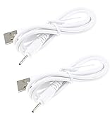TenCloud Replacement Charger Compatible with Huion P80/PE330 USB Charging Cable Cord 3.3FT Wire for Huion P80 Graphics Tablet Rechargeable Pen (White+White)