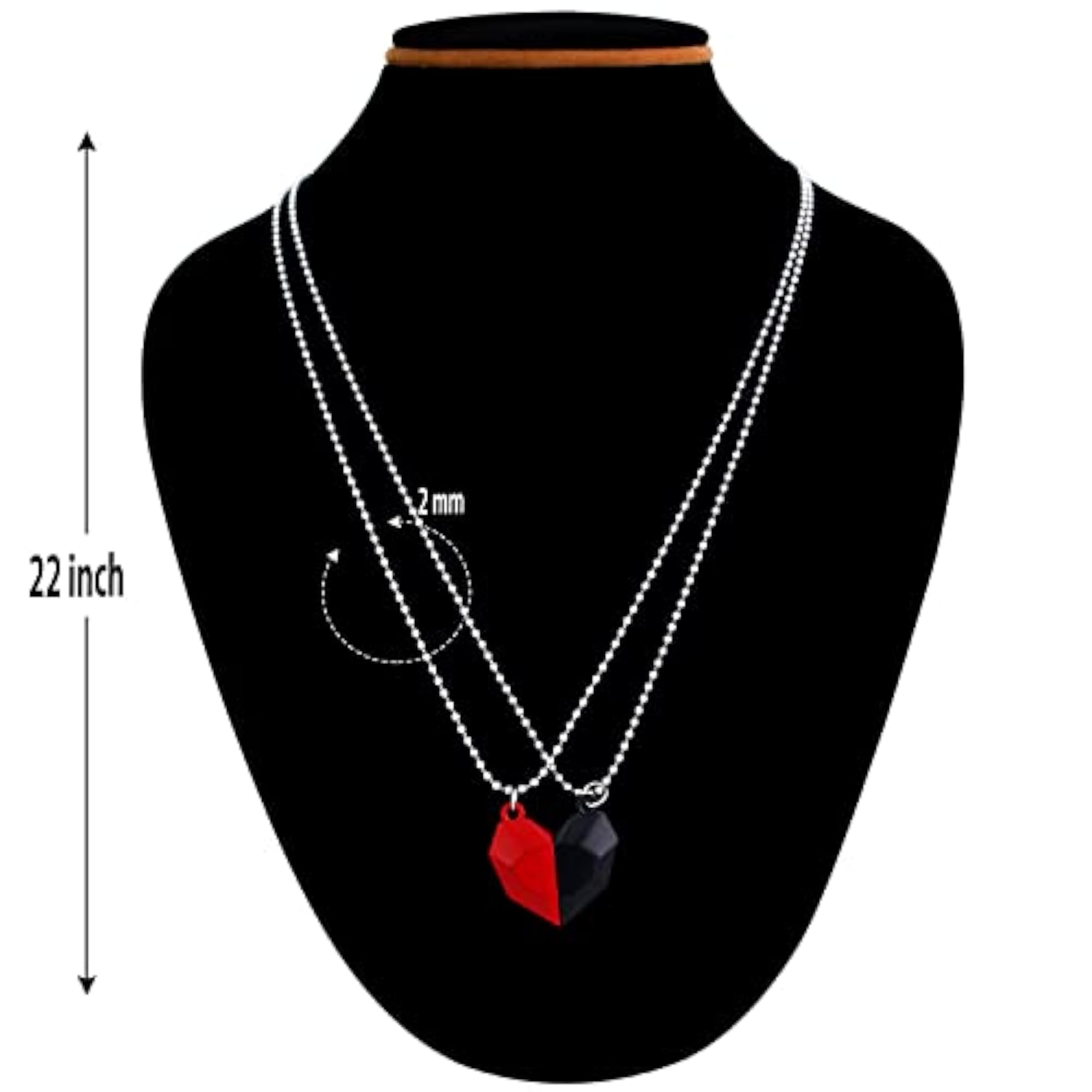 Trendy Silver Plated Hug Pendant Heart Necklace