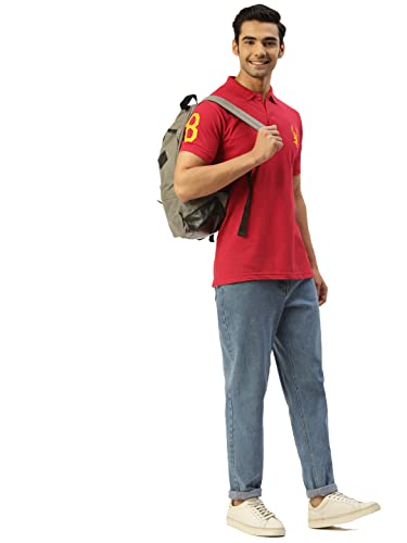 Image of CHKOKKO Men's Cotton Regular Fit Half Sleeves Polo T-Shirt