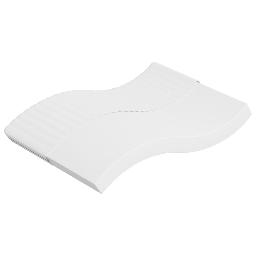 Colchón de espuma de dureza media, 140 x 200 cm | Doble cara, funda extraíble con cremallera, lavable a máquina a 40 grados