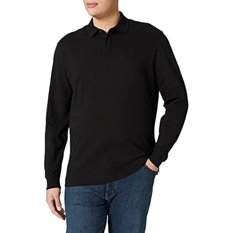 Polo Lacoste Classique Manches Longues Noir Cover